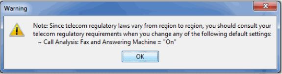 Administrator | Call Analysis Feature