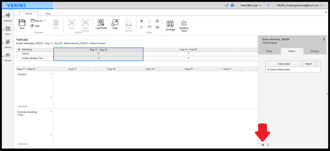 Verint | How To Create a Forecast
