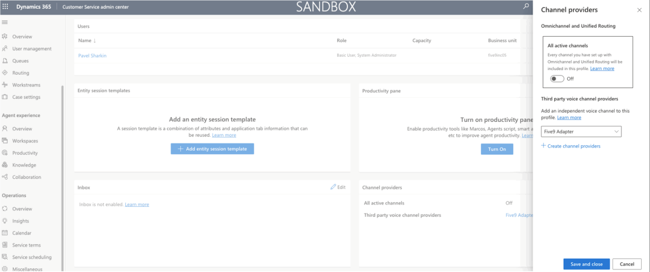 MS Dynamics | Configuring Channel Integration Framework v2