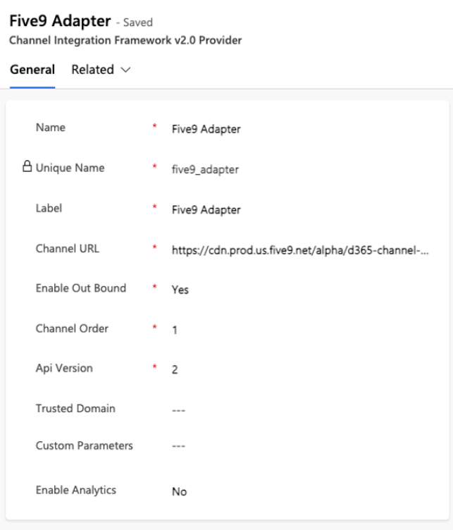 MS Dynamics | Configuring Channel Integration Framework v2