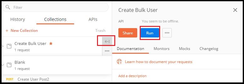 API | Creating Bulk Users Using Postman's Collection Runner