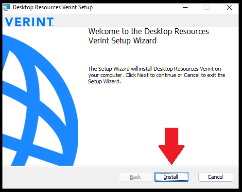 Verint | How to Install Desktop Resources
