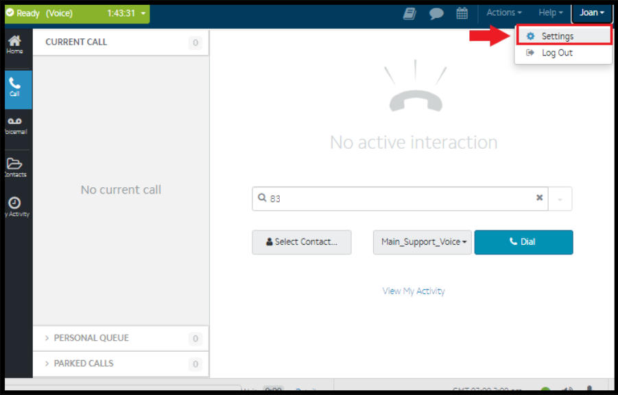 Agent Desktop Plus | Configuring Settings on Agent Desktop Plus or Web ...