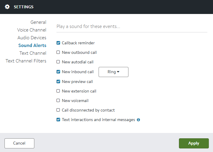 Agent Desktop Plus | Configuring Settings on Agent Desktop Plus or Web ...