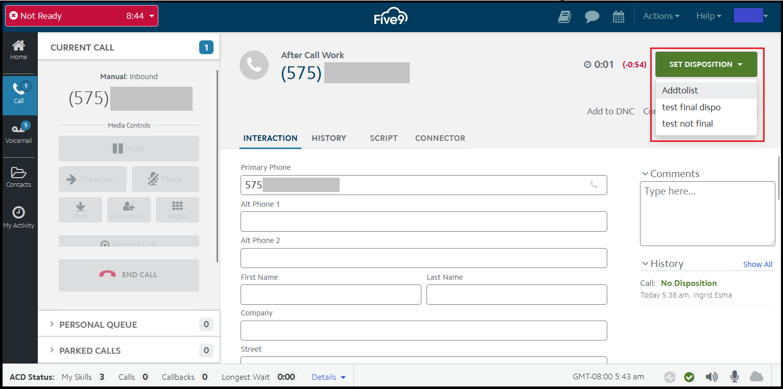 VCC | Unable to select campaign when doing Manual Calls / Agent can ...