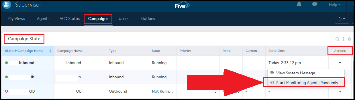 Supervisor Plus | Monitoring an Agent
