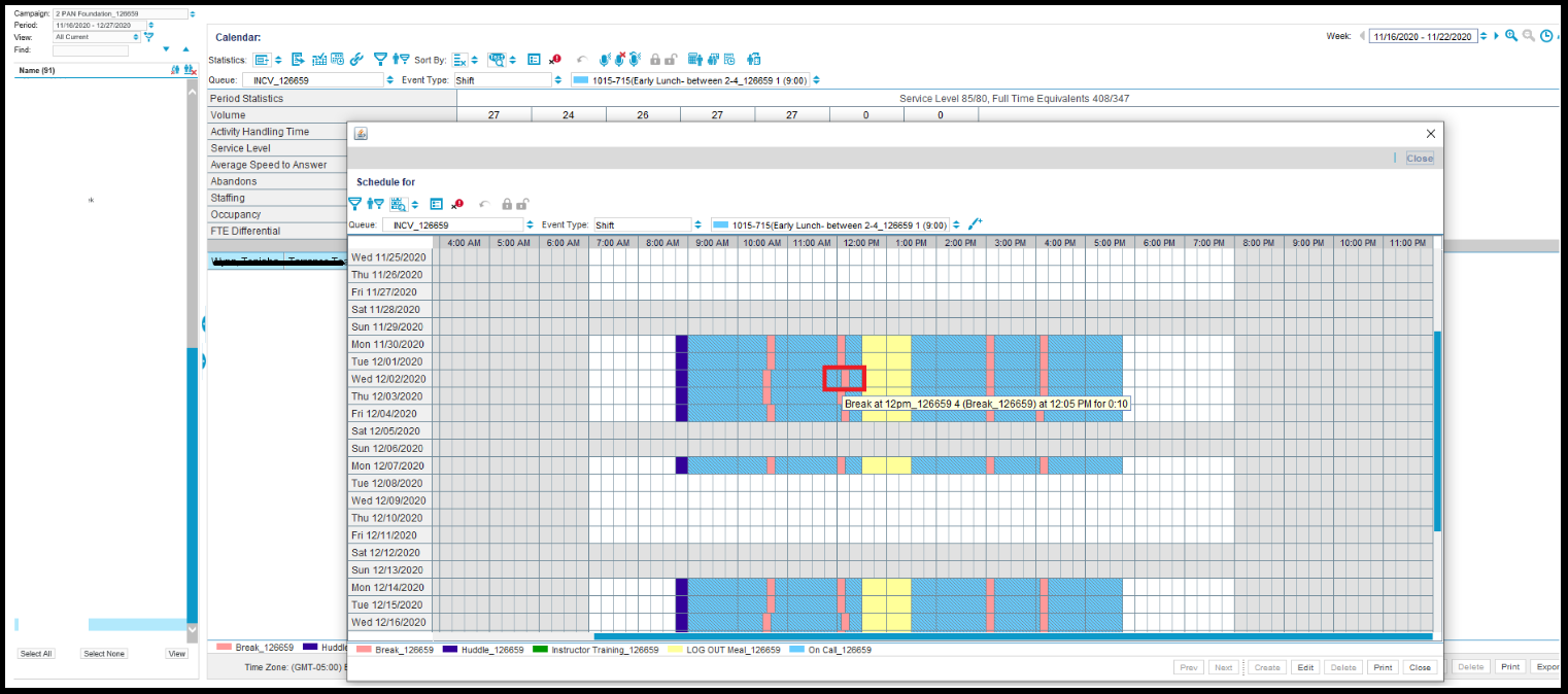 Verint | Absolute Start Time Type for Shift Events