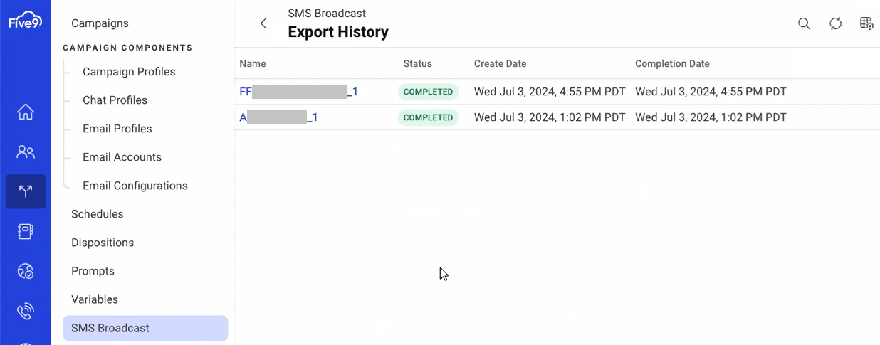 Digital Engagement | SMS Broadcast | Bulk Export SMS Broadcast Data ...