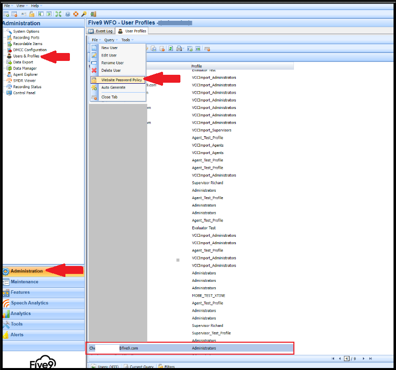 Five9 QM | Activating an Inactive User in Virtual Observer