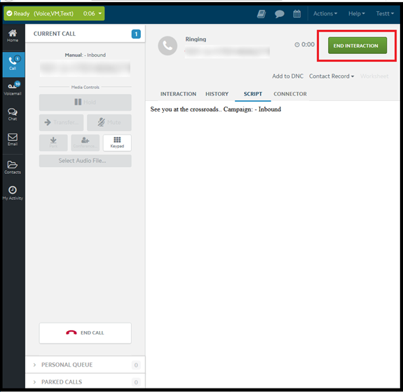 Agent Desktop Plus | End Interaction - No Selection on Disposition ...