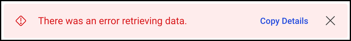 Admin Console | Troubleshooting Standard Error Messages