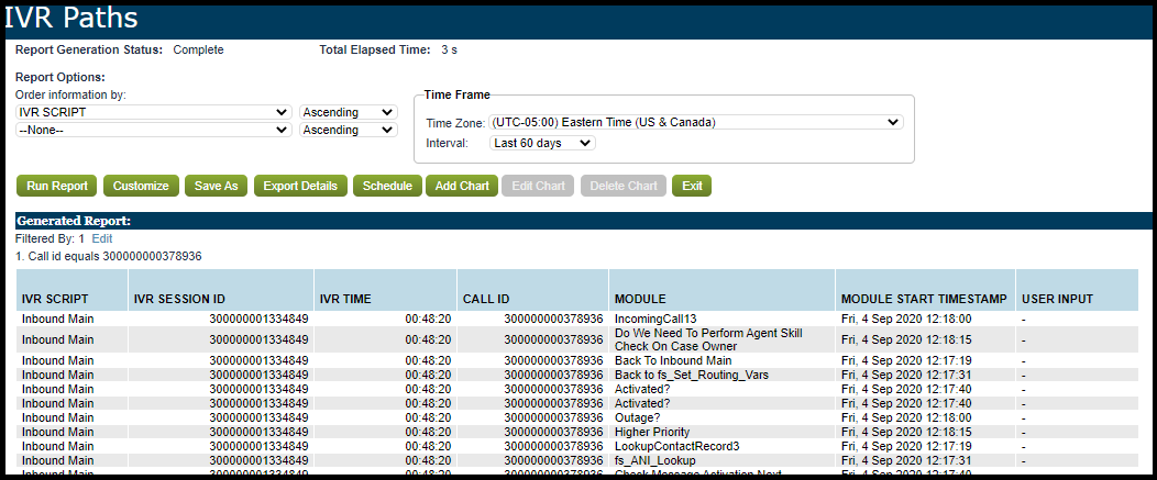 Reporting | Creating a Custom Call Log Report for Long IVR Path