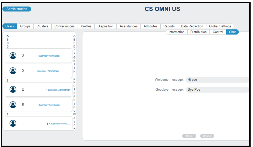 Digital Engagement | Configuring Welcome/Goodbye Message