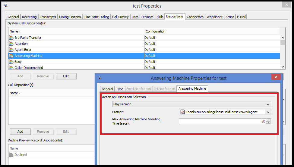 Administrator | Options to Leave a Voicemail