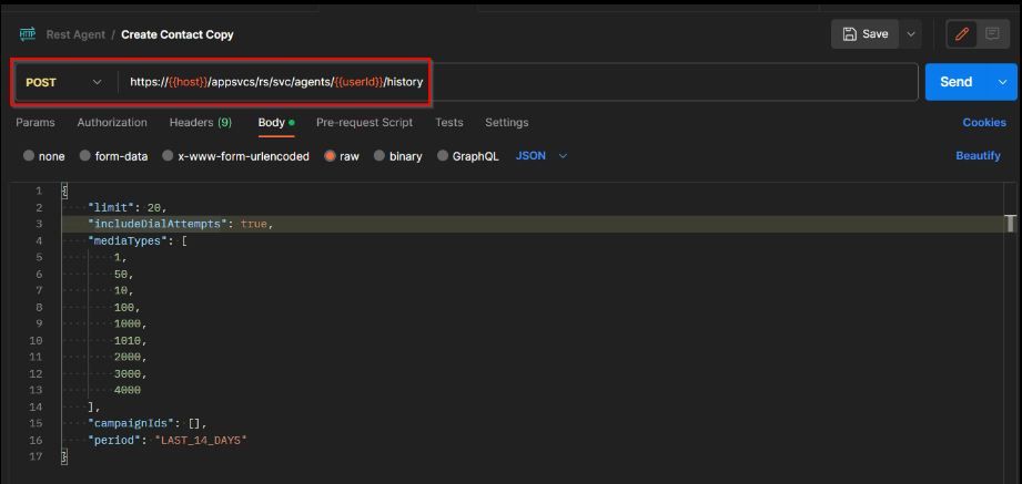 API | How to Initiate a Search for Completed Interactions via Agent ...
