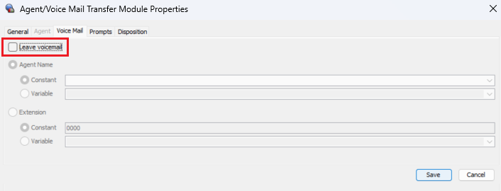 Administrator | Agent Transfer Module Overflow