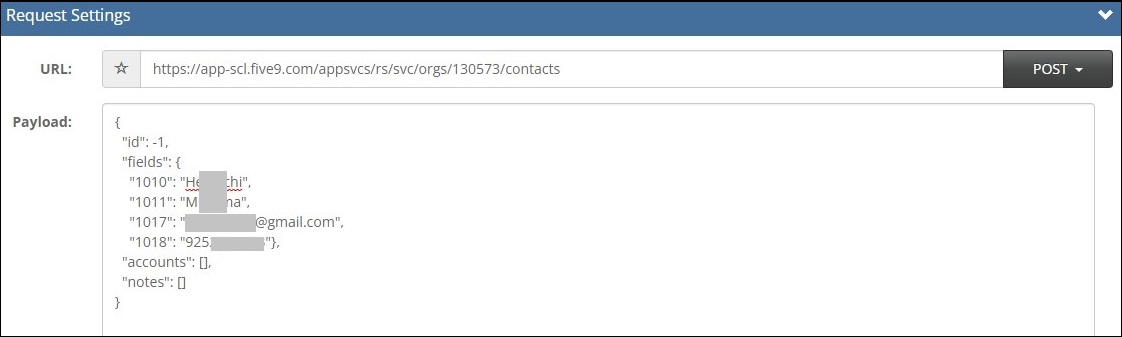 API | Create a Domain Contact via Agent REST API