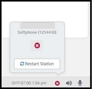 Agent | Error: Not Ready for Calls. Softphone N/A
