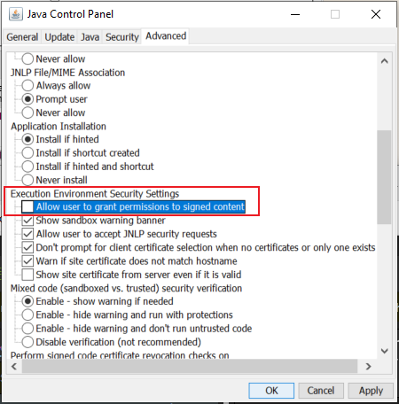 VCC | Error: Unable to Launch the Application "java.lang ...
