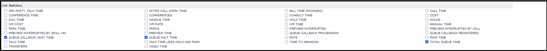 Reporting| Total Queue Time computation